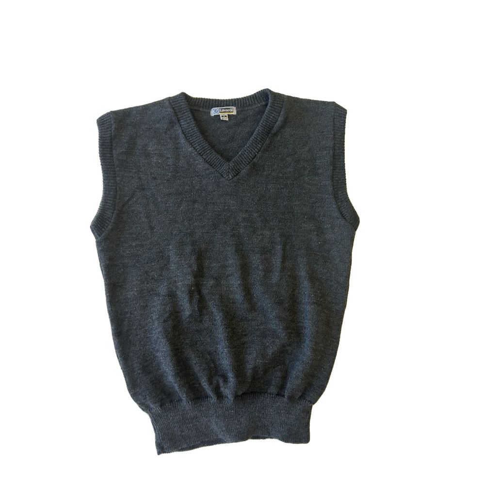 Edwards Andrew Rohan Mens Size Small Sleeveless Pull Over Knit Top V Neck Vest